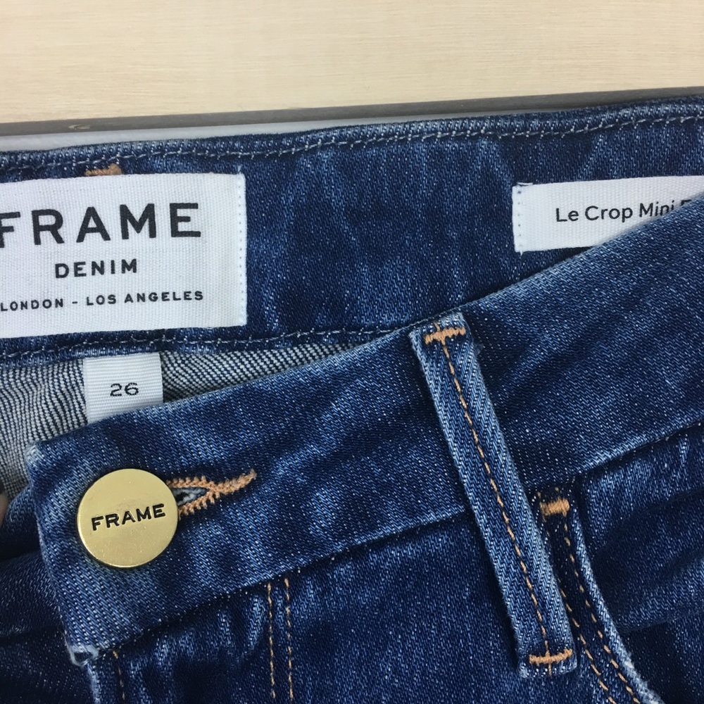 Frame Le Crop Mini Boot Clapson 26 destroyed hem - Picture 5 of 8